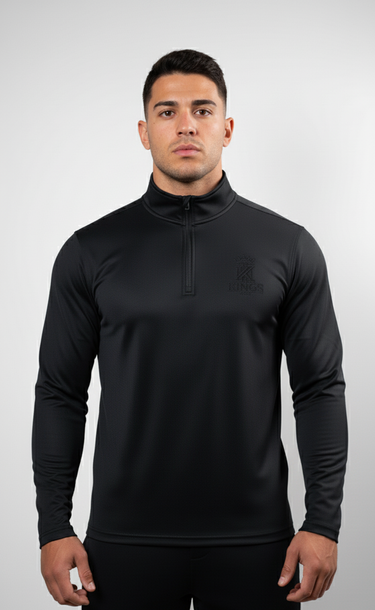 1/4 Zip Long Sleeve Sweat Top
