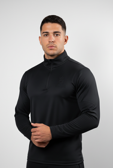 1/4 Zip Long Sleeve Sweat Top