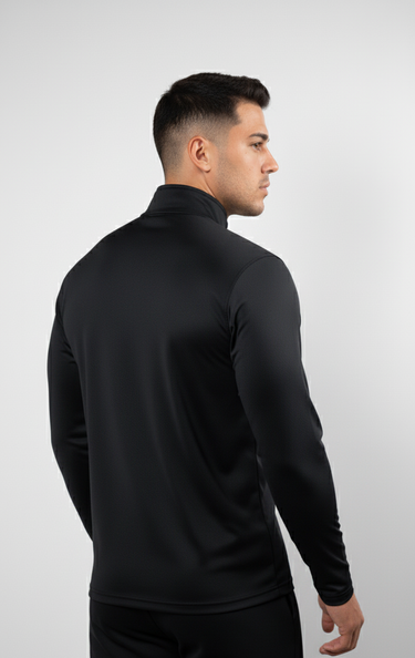 1/4 Zip Long Sleeve Sweat Top