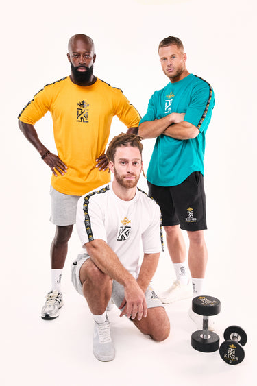 T-Shirt with Kings Gym Logo Shoulder Tape
