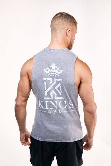 Dark & Light Grey Tank Top Back-1