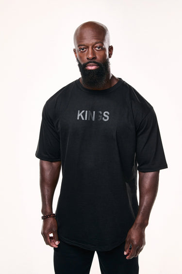 Kings Curved Hem Bodybuilding T-Shirt
