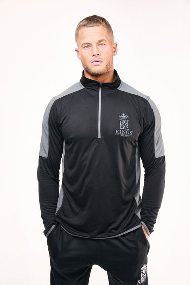 Zip Long Sleeve Sweat Top