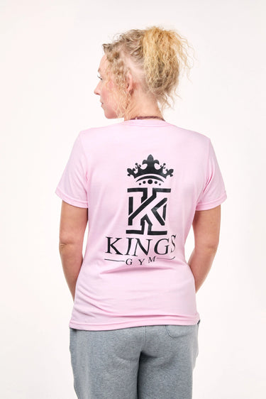 Pink Gym T-Shirts Women Back