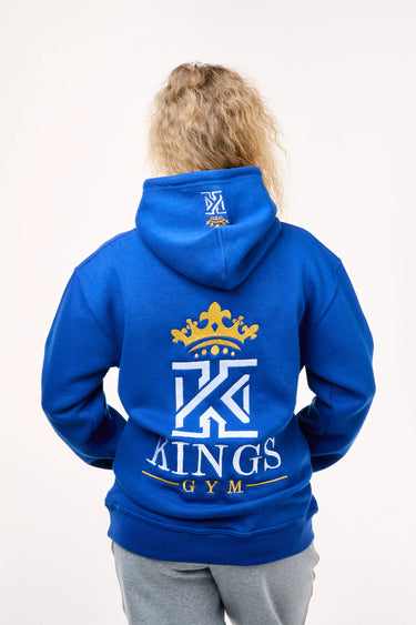 kings gym blue hoodies back
