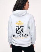 women white hoodie back