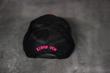 Kings Gyms napback pink back