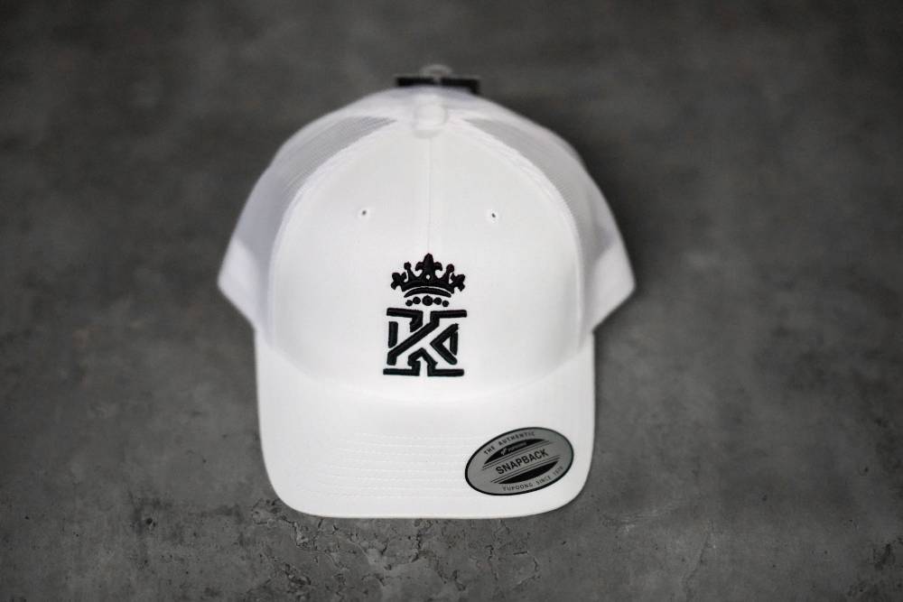 Kings Gyms cap back white front