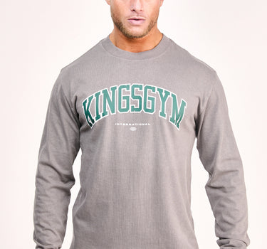 grey Long Sleeve Premium Tees
