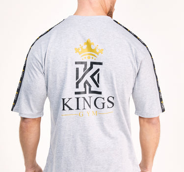 T-Shirt with Kings Gym Logo Shoulder Tape back