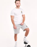 White Classic Muscle Fit Gym T-Shirts