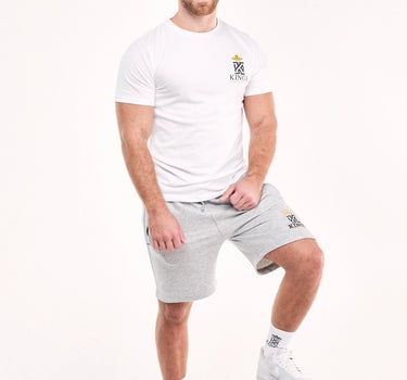 White Classic Muscle Fit Gym T-Shirts