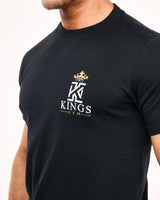 Black Classic Muscle Fit Gym T-Shirts-1