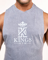 Dark & Light Grey Tank Top-1