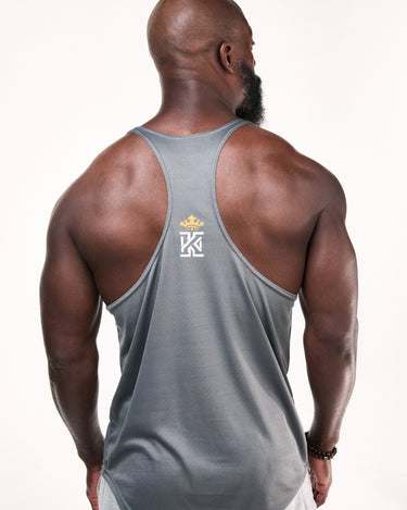 Grey Vest Back