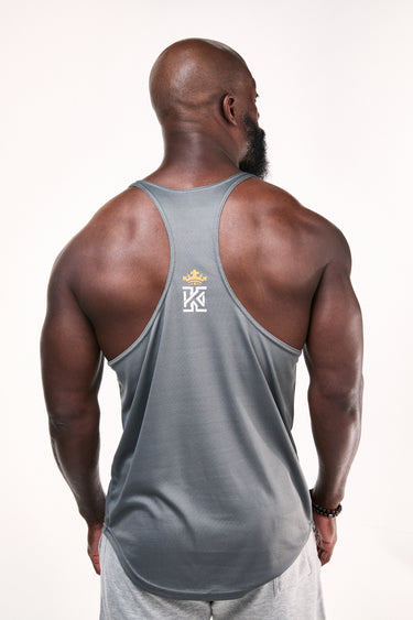 Grey Vest Back