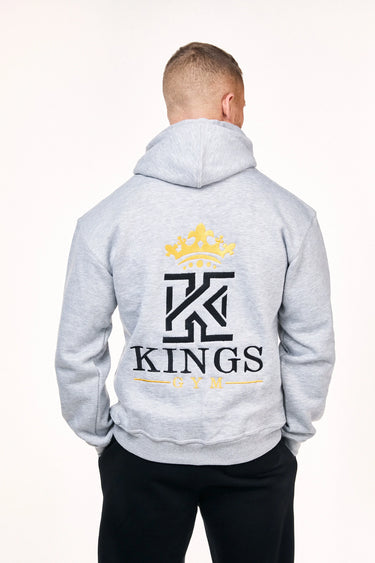 grey hoodies Back