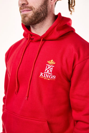 red hoodies front