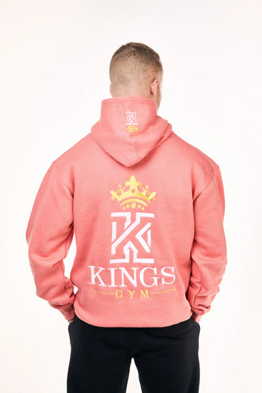 pink men hoodies Back