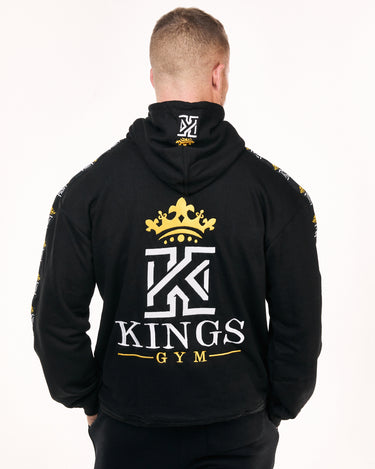 Kings Gym Logo Shoulder Tape hoodies back