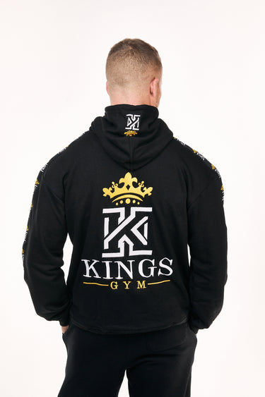 Kings Gym Logo Shoulder Tape hoodies back