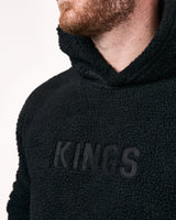 black Kings Fleece Hoodie front