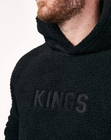 black Kings Fleece Hoodie front