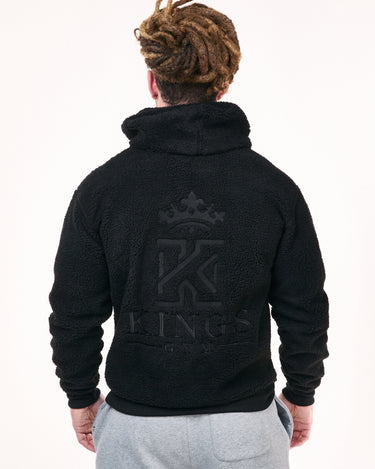 black Kings Fleece Hoodie back