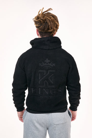 black Kings Fleece Hoodie back