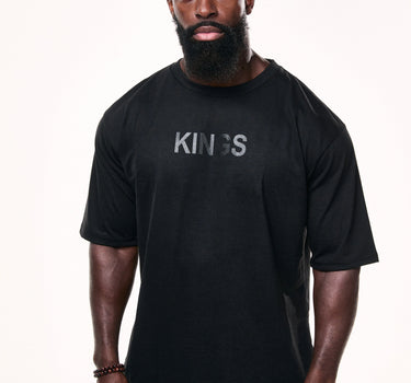 Kings Curved Hem Bodybuilding T-Shirt