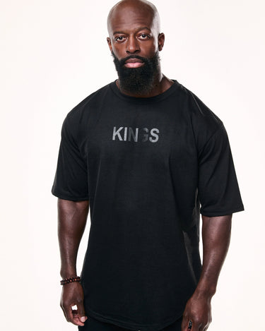 Kings Curved Hem Bodybuilding T-Shirt