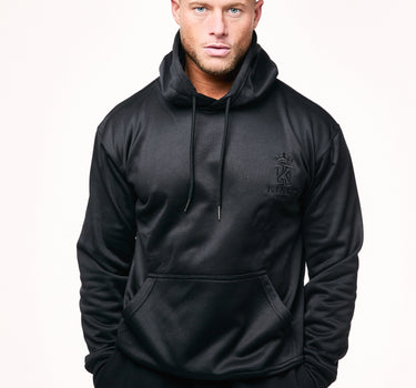 black Premium Gym Hoodie Men