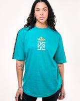 women T-Shirt Logo Shoulder Tape