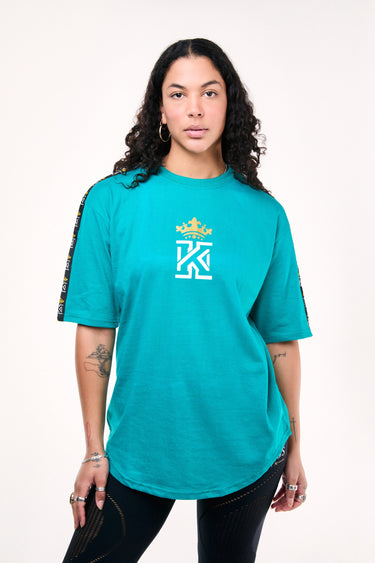 women T-Shirt Logo Shoulder Tape