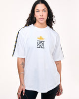 White women T-Shirt Logo Shoulder Tape