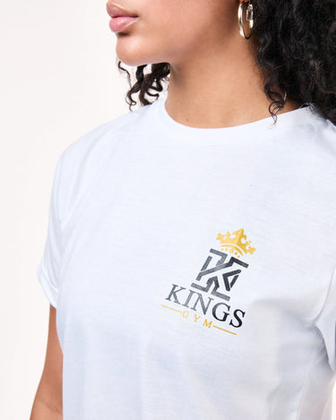 White Gym T-Shirts Women
