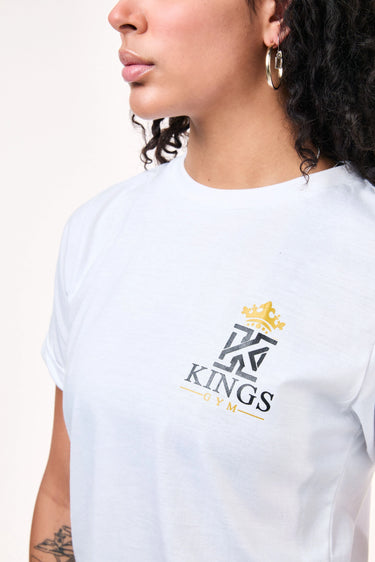 White Gym T-Shirts Women