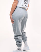 Grey Women’s Gym Joggers Back
