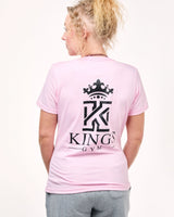 Pink Gym T-Shirts Women Back