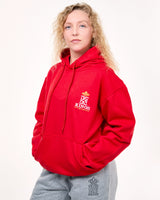 kings gym red hoodies front