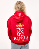 kings gym pink hoodies back