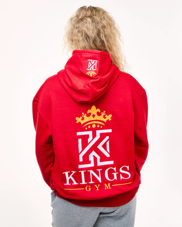 kings gym pink hoodies back