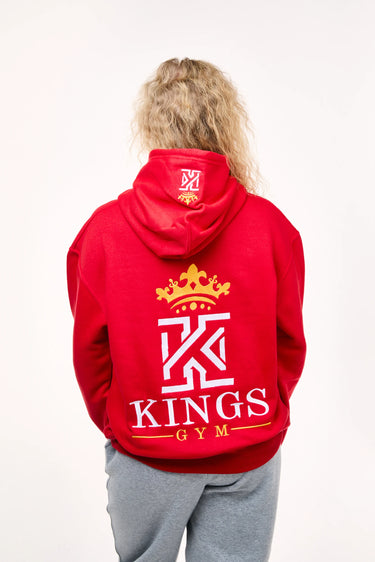 kings gym pink hoodies back
