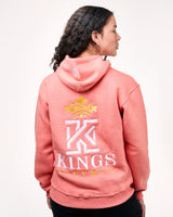 kings gym pink hoodies back