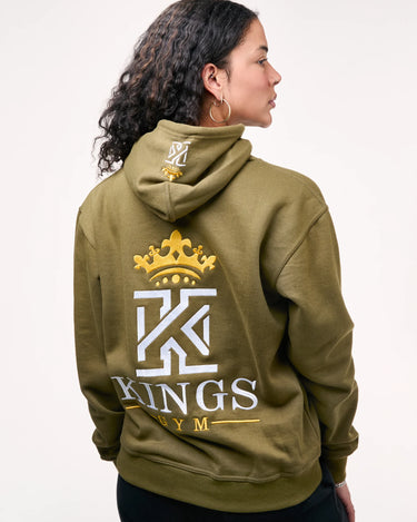 kings gym coral hoodies back