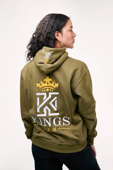 kings gym coral hoodies back