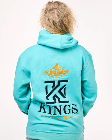 kings gym mint hoodies back