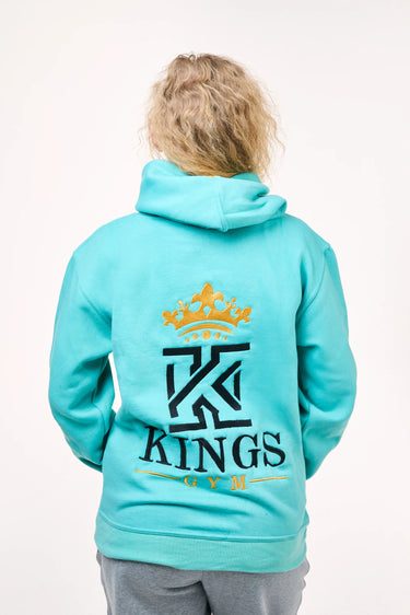 kings gym mint hoodies back