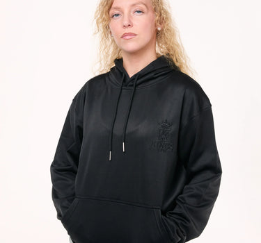 Premium Gym black Hoodie Women-2