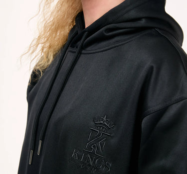 Premium Gym black Hoodie Women-3